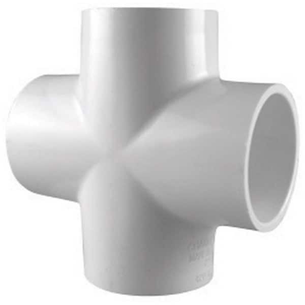 Charlotte Pipe And Foundry PVC 02410 1400 2 in. Pipe Cross 45860 - main